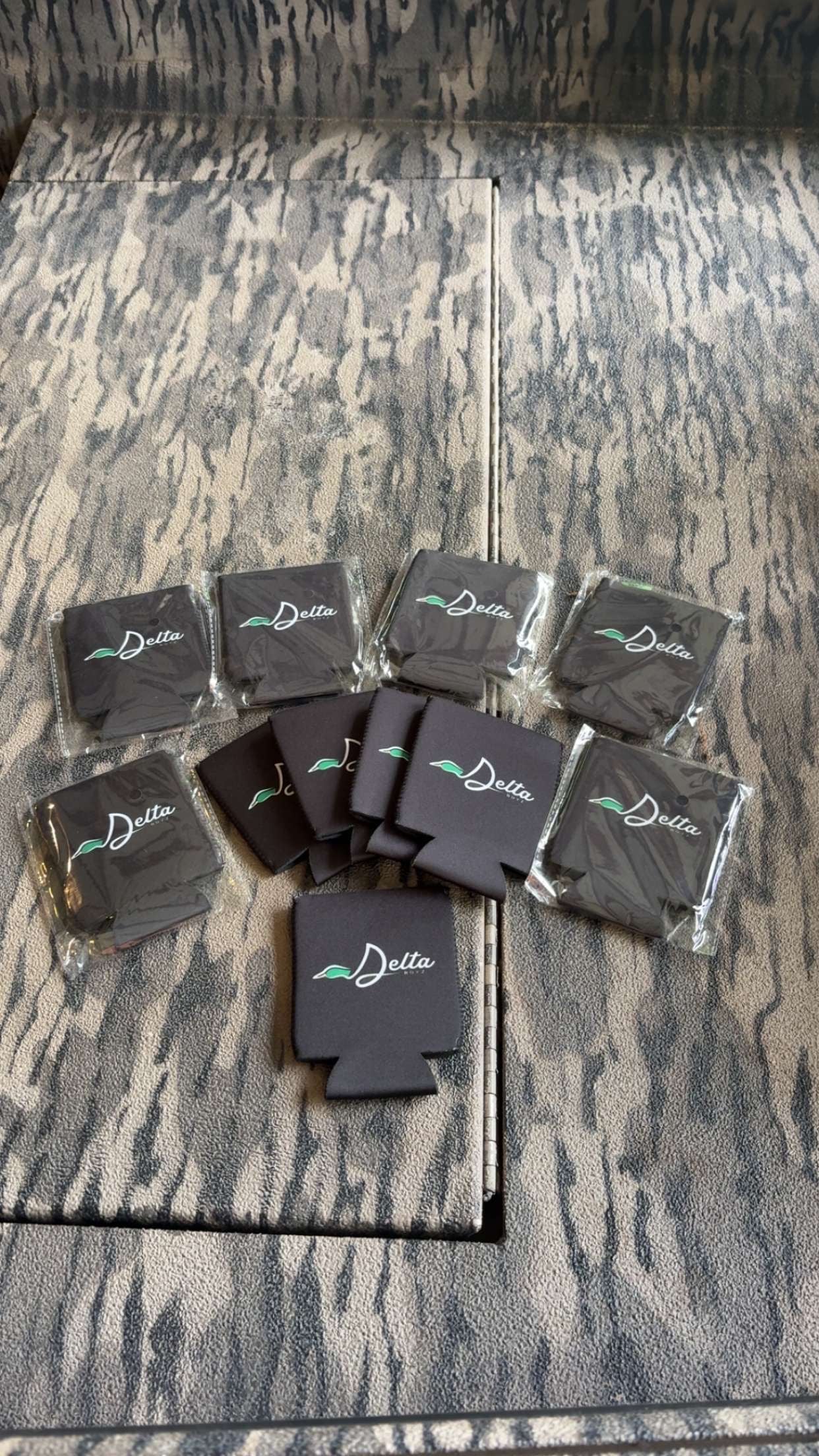 Delta boyz koozie